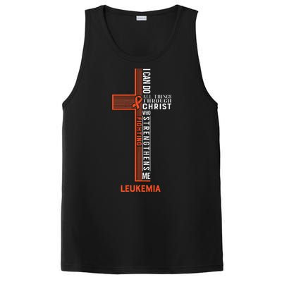 Leukemia Fight Cancer Ribbon PosiCharge Competitor Tank