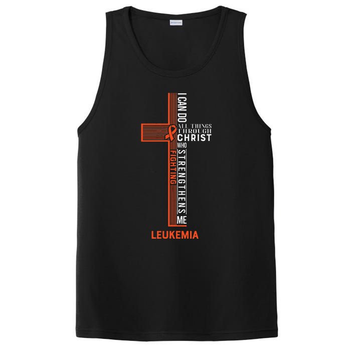 Leukemia Fight Cancer Ribbon PosiCharge Competitor Tank