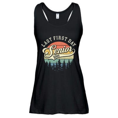Last First Day Senior 2025 Class Of 2025 Back To School Ladies Essential Flowy Tank