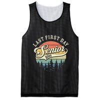 Last First Day Senior 2025 Class Of 2025 Back To School Mesh Reversible Basketball Jersey Tank