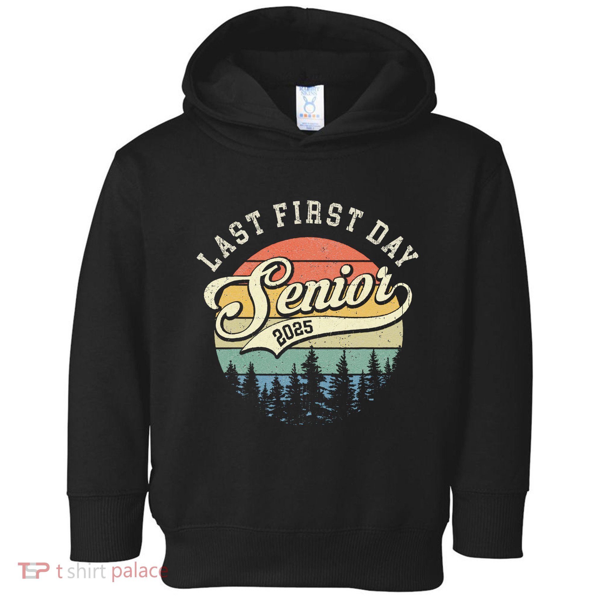 Last First Day Senior 2025 Class Of 2025 Back To School Toddler Hoodie