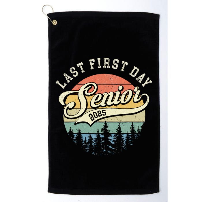 Last First Day Senior 2025 Class Of 2025 Back To School Golf Towel