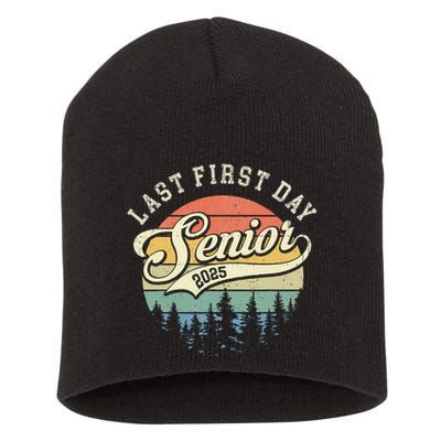 Last First Day Senior 2025 Class Of 2025 Back To School Short Acrylic Beanie