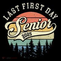 Last First Day Senior 2025 Class Of 2025 Back To School Short Acrylic Beanie