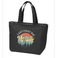 Last First Day Senior 2025 Class Of 2025 Back To School Zip Tote Bag