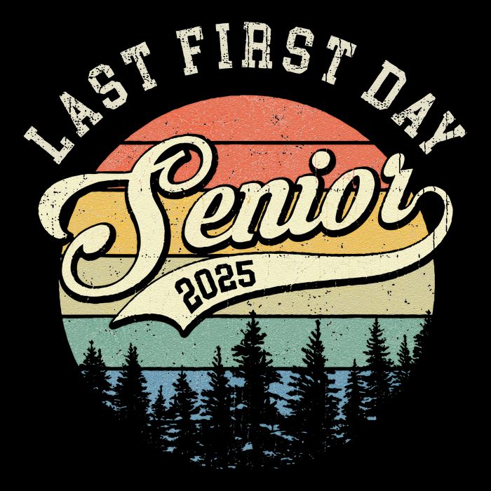 Last First Day Senior 2025 Class Of 2025 Back To School Zip Tote Bag