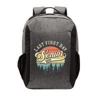 Last First Day Senior 2025 Class Of 2025 Back To School Vector Backpack