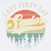 Last First Day Senior 2025 Class Of 2025 Back To School Garment-Dyed Sweatshirt