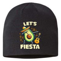 LetS Fiesta Dabbing Avocado Funny Cinco De Mayo Party Sustainable Beanie