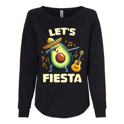 LetS Fiesta Dabbing Avocado Funny Cinco De Mayo Party Womens California Wash Sweatshirt