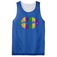 Lips Fleur De Lys Funny Mardi Gras Carnival Party Meaningful Gift Mesh Reversible Basketball Jersey Tank