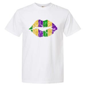 Lips Fleur De Lys Funny Mardi Gras Carnival Party Meaningful Gift Garment-Dyed Heavyweight T-Shirt