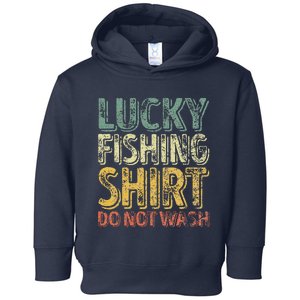 Lucky Fishing Do Not Wash Fisherman Christmas Toddler Hoodie