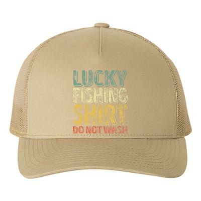 Lucky Fishing Do Not Wash Fisherman Christmas Yupoong Adult 5-Panel Trucker Hat