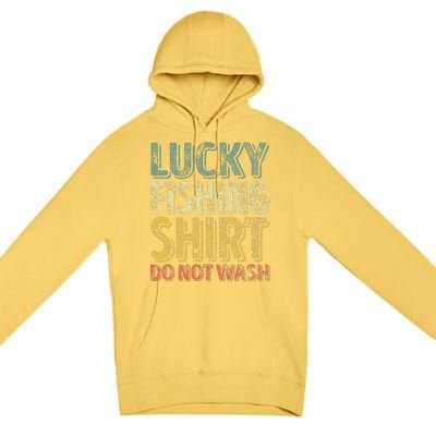 Lucky Fishing Do Not Wash Fisherman Christmas Premium Pullover Hoodie