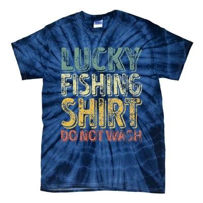 Lucky Fishing Do Not Wash Fisherman Christmas Tie-Dye T-Shirt