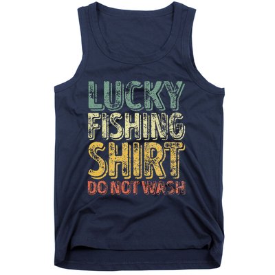 Lucky Fishing Do Not Wash Fisherman Christmas Tank Top