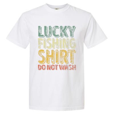 Lucky Fishing Do Not Wash Fisherman Christmas Garment-Dyed Heavyweight T-Shirt