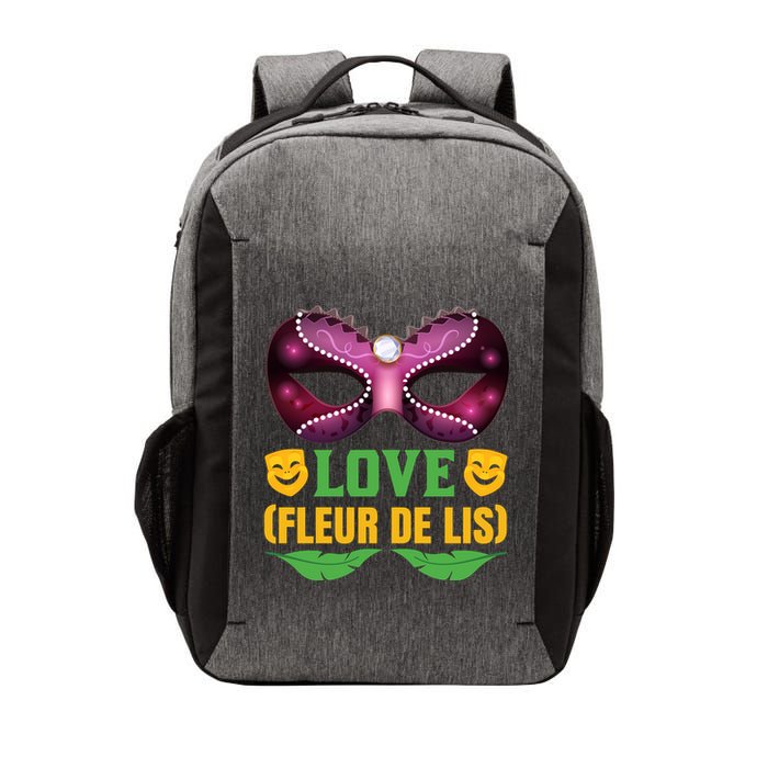 Love Fleur De Lis Vector Backpack