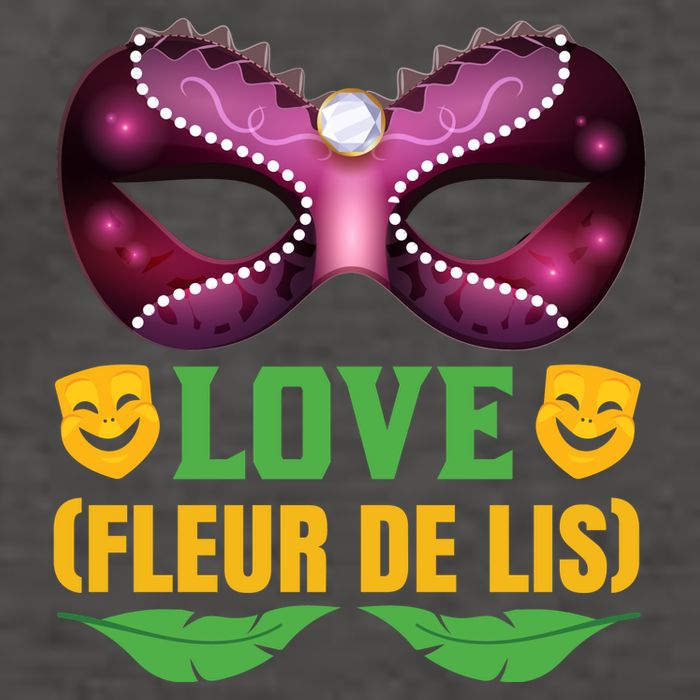 Love Fleur De Lis Vector Backpack