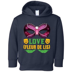 Love Fleur De Lis Toddler Hoodie