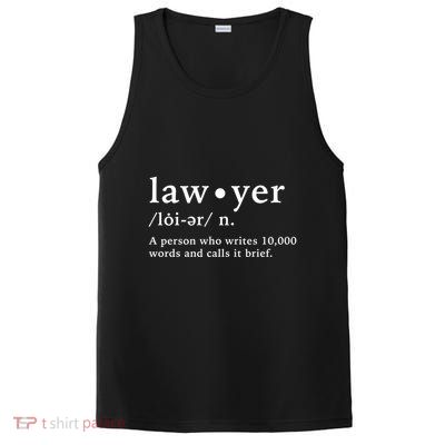 Lawyer Funny Dictionary Definition Gift PosiCharge Competitor Tank