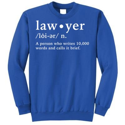 Lawyer Funny Dictionary Definition Gift Sweatshirt