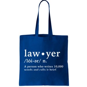 Lawyer Funny Dictionary Definition Gift Tote Bag