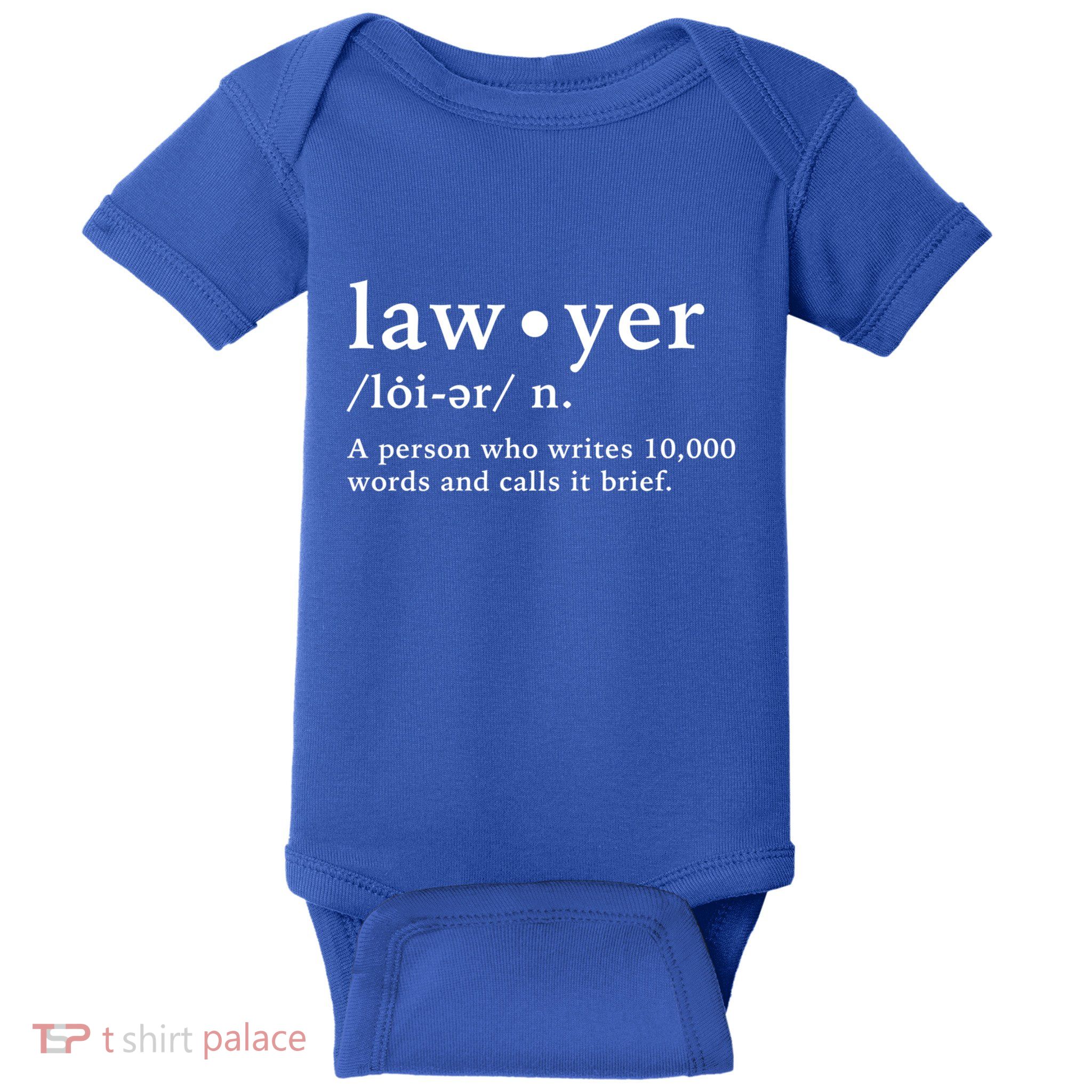 Lawyer Funny Dictionary Definition Gift Baby Bodysuit