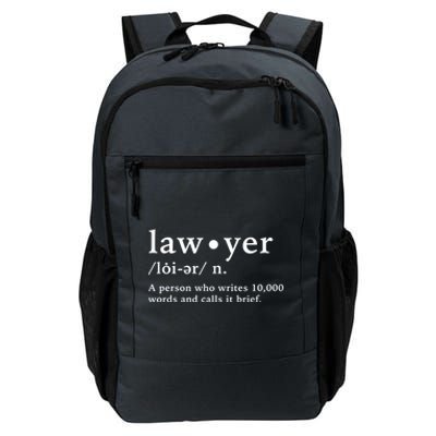 Lawyer Funny Dictionary Definition Gift Daily Commute Backpack