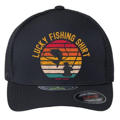 Lucky Fishing Do Not Wash Fishing Flexfit Unipanel Trucker Cap