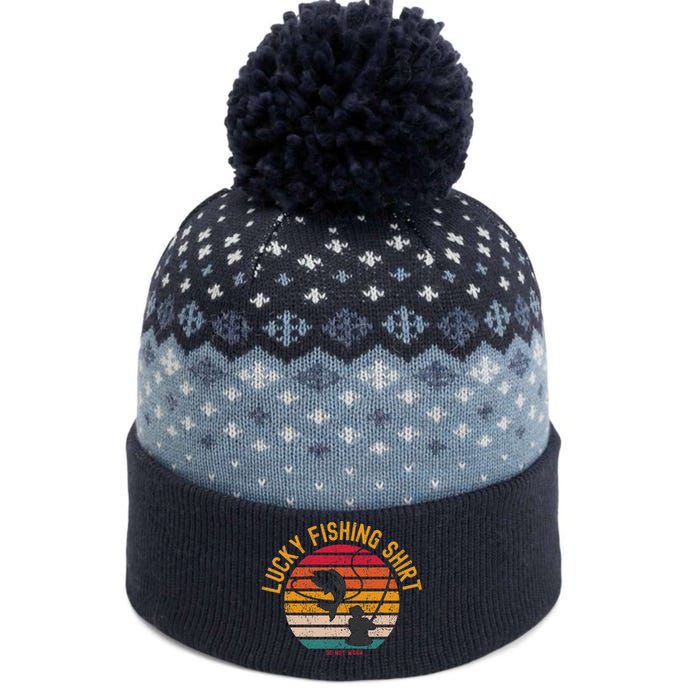 Lucky Fishing Do Not Wash Fishing The Baniff Cuffed Pom Beanie