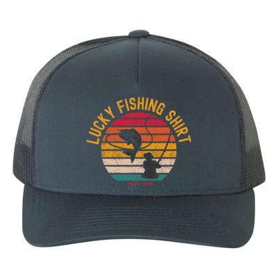 Lucky Fishing Do Not Wash Fishing Yupoong Adult 5-Panel Trucker Hat