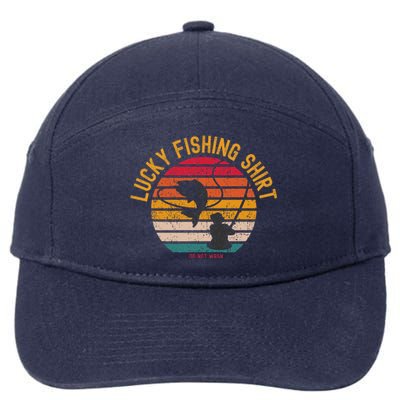 Lucky Fishing Do Not Wash Fishing 7-Panel Snapback Hat