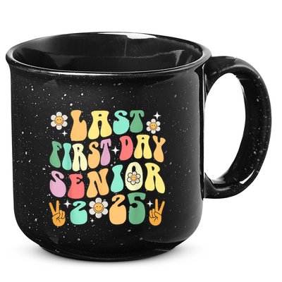 Last First Day Senior 2025 Back To School 2024 15oz Campfire Ceramic Mug