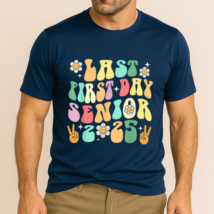 Last First Day Senior 2025 Back To School 2024 Cooling Performance Crew T-Shirt
