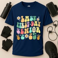 Last First Day Senior 2025 Back To School 2024 Cooling Performance Crew T-Shirt