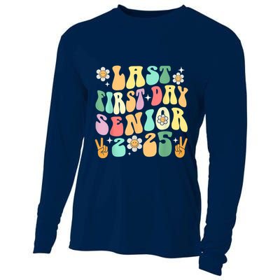 Last First Day Senior 2025 Back To School 2024 Cooling Performance Long Sleeve Crew