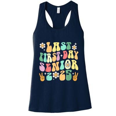Last First Day Senior 2025 Back To School 2024 Womens Tank Top