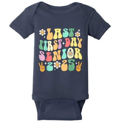 Last First Day Senior 2025 Back To School 2024 Baby Bodysuit