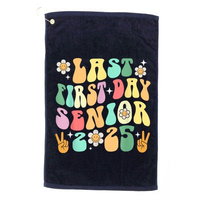 Last First Day Senior 2025 Back To School 2024 Golf Towel