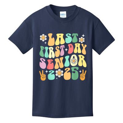 Last First Day Senior 2025 Back To School 2024 Kids T-Shirt