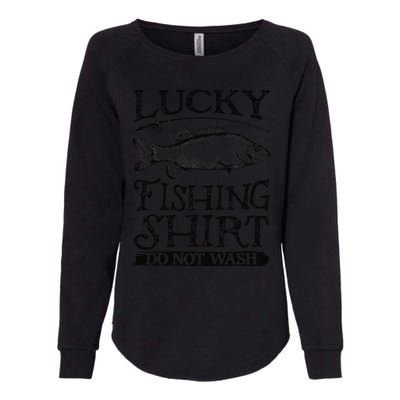 Lucky Fishing Do Not Wash Fishing Womens California Wash Sweatshirt