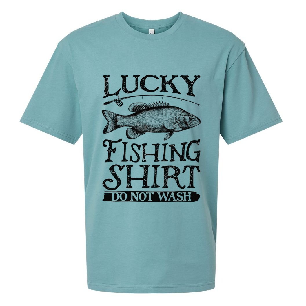 Lucky Fishing Do Not Wash Fishing Sueded Cloud Jersey T-Shirt
