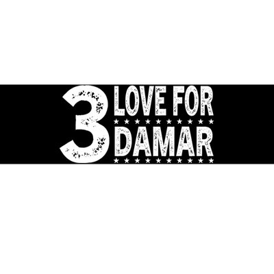 Love For Damar 3 Bumper Sticker