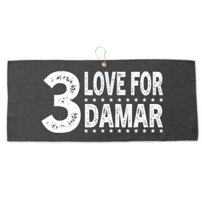 Love For Damar 3 Large Microfiber Waffle Golf Towel