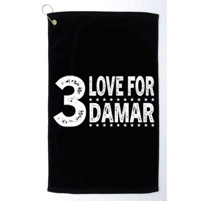 Love For Damar 3 Platinum Collection Golf Towel