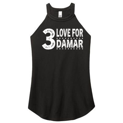 Love For Damar 3 Women’s Perfect Tri Rocker Tank