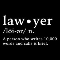 Lawyer Funny Dictionary Definition Meaningful Gift Impact Tech Backpack