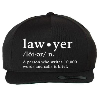 Lawyer Funny Dictionary Definition Meaningful Gift Wool Snapback Cap
